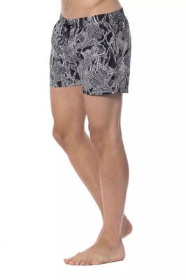Roberto Cavalli Sport Svart Polyester Herrbadkläder