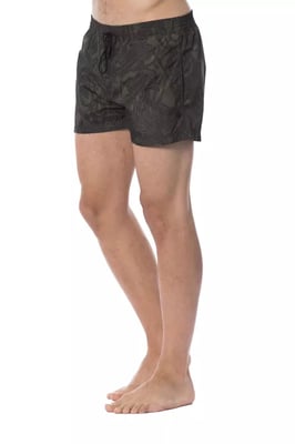 Roberto Cavalli Sport Army Polyester Mannen Zwemkleding