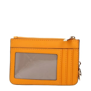 Michael Kors Oranje Leren Portemonnee