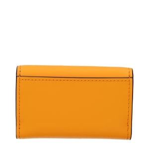 Michael Kors Oranje Leren Portemonnee