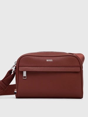 Mens Open Brown Zair Crossbody Bag