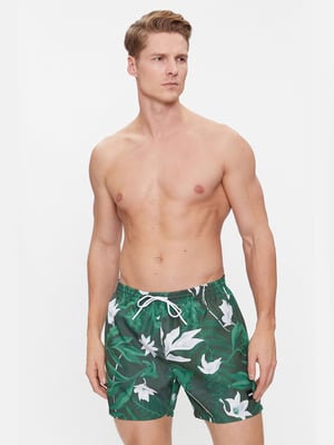 Mens Open Green Piranha Swim Short