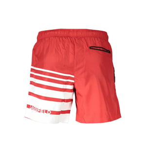 Karl Lagerfeld Rosso Poliestere Heren Zwem Boxer