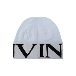 Lanvin Blauw Virgin Wool Beanie