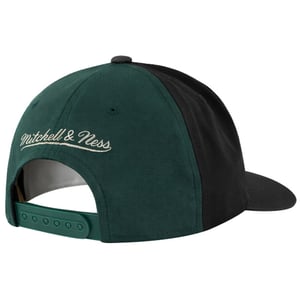 Mitchell & Ness Split Back Black/Green Cap