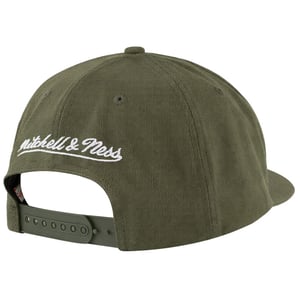 Mitchell & Ness Flat Peak 110 Olive Cap