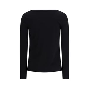 Wolford Zwarte Modal Longsleeve T-Shirt