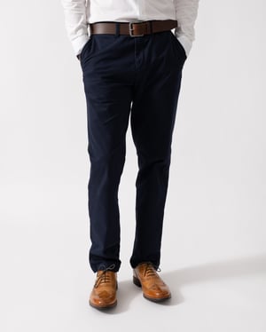 Regular Fit Chinos in Navy