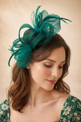Bow Feather Fascinator