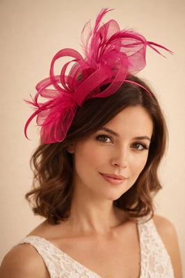 Bow Feather Fascinator