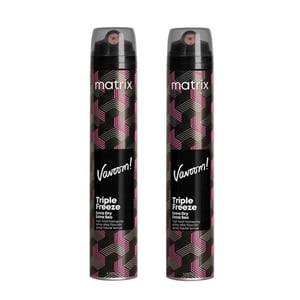 Matrix Vavoom Triple Freeze Extra Dry High Hold Hairspray, With An Ultra-dry Mist For Long Lasting Lift, 300ml Double