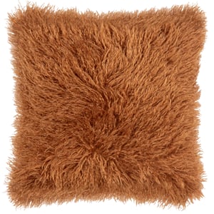 Furn Rowan Faux Fur Cushion Cover, Ginger