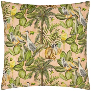 Wylder Valera Tropical Feather Filled Cushion, Multicolour