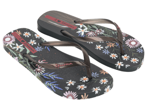 IPANEMA WOMENS VERAO TROPICAL FEM BLACK/PEARLY BLACK