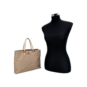 Fendi stoffen draagtas Zucchino Tote