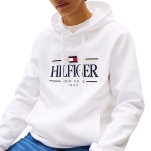 Tommy Hilfiger Mens Hoodies Tonal Logo Embroidery Casual Cotton Long Sleeve Top