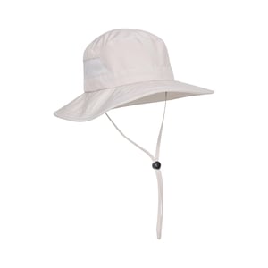 Mountain Warehouse Lichtgewicht zonnehoed met gaasrand voor volwassenen (Gebroken wit)