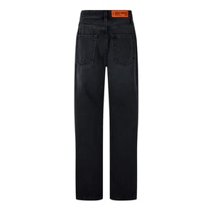 Women's Heron Preston Five Pocket Design Slim Jeans in Black