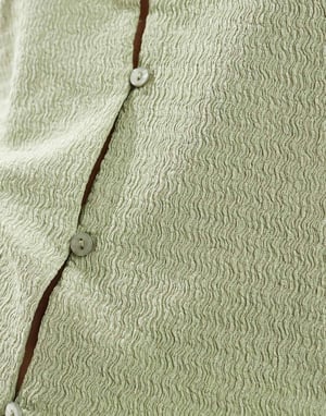Vero Moda textured jersey halter top co-ord in tea green