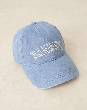 Barbour Emily sports cap in denim