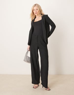 JDY blazer-set i svart