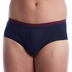 Pack of 3 Men's Cotton Briefs Classic Colors D309BB
