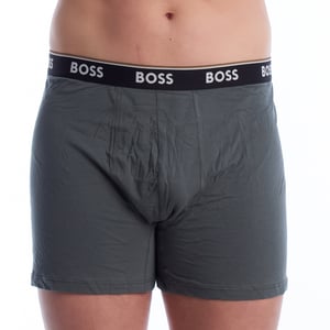 Pack of 3 Men's Long Elastic Cotton Boxers 50531691