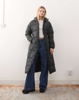 Columbia Puffect II long line puffer coat in black