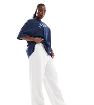 ASOS DESIGN Curve rak ben jogger i ismarl