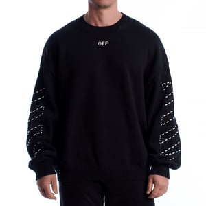Stitch Arr Diags Knit Crew Men's Sweater OMHE191C99KNI0011061