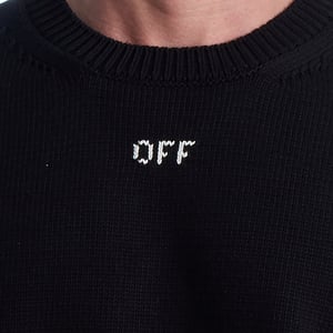 Stitch Arr Diags Knit Crew Men's Sweater OMHE191C99KNI0011061