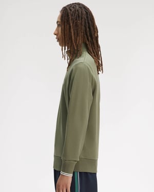 Half Zip Sweatshirt in Sage Green