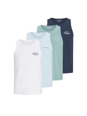 Jack & Jones 4 Pack Mens Sleeveless Regular Fit 
