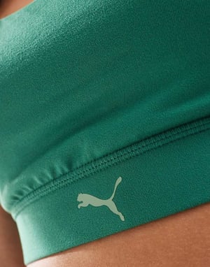 Puma Evolve Träningsbh med medelhög stöd i olivgrön