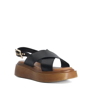 Dune Ladies Lovess - Wooden Sole Flatform Sandals