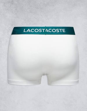 Lacoste 3 pack trunks in multi