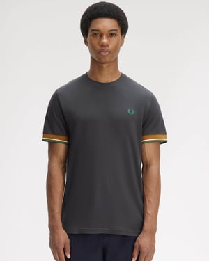Cuff T-Shirt in Grey