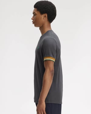 Cuff T-Shirt in Grey
