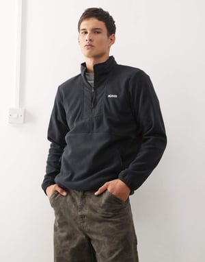 Columbia Sequoia Grove halvdragkedja fleece i svart