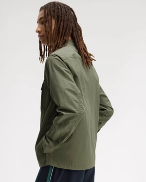 Pocket Overshirt in Sage Green