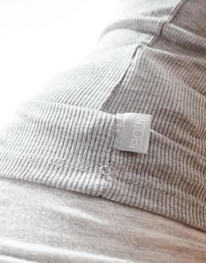 Cotton On sömnåterhämtnings grå ribbad racerlinne pyjamastopp