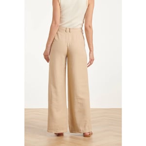 Smashed Lemon Comfortabele wide leg pantalon |