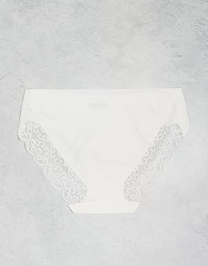 Cotton On 3-pack festbyxor sömlös bikini-trosa röd svart kräm