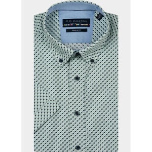 R.B. Boston Overhemd korte mouw heren marshall ss button down 616670/716