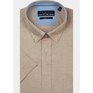 R.B. Boston Overhemd korte mouw heren marshall ss button down 616670/81