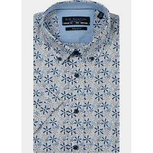 R.B. Boston Overhemd korte mouw heren marshall ss button down 616670/608
