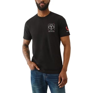 True Religion Mens T Shirts Short Sleeve Buddha Soft Summer Crew Neck Tee