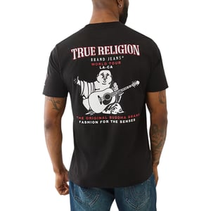 True Religion Mens T Shirts Short Sleeve Buddha Soft Summer Crew Neck Tee