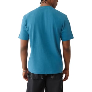 True Religion Mens T Shirts Mesh SRS Logo Crew Neck Summer Soft Cotton Tee