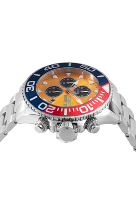 Invicta Grand Diver 48585 Herenhorloge - Quartz Uurwerk - Roestvrij Staal met Gele Wijzerplaat - 52 mm